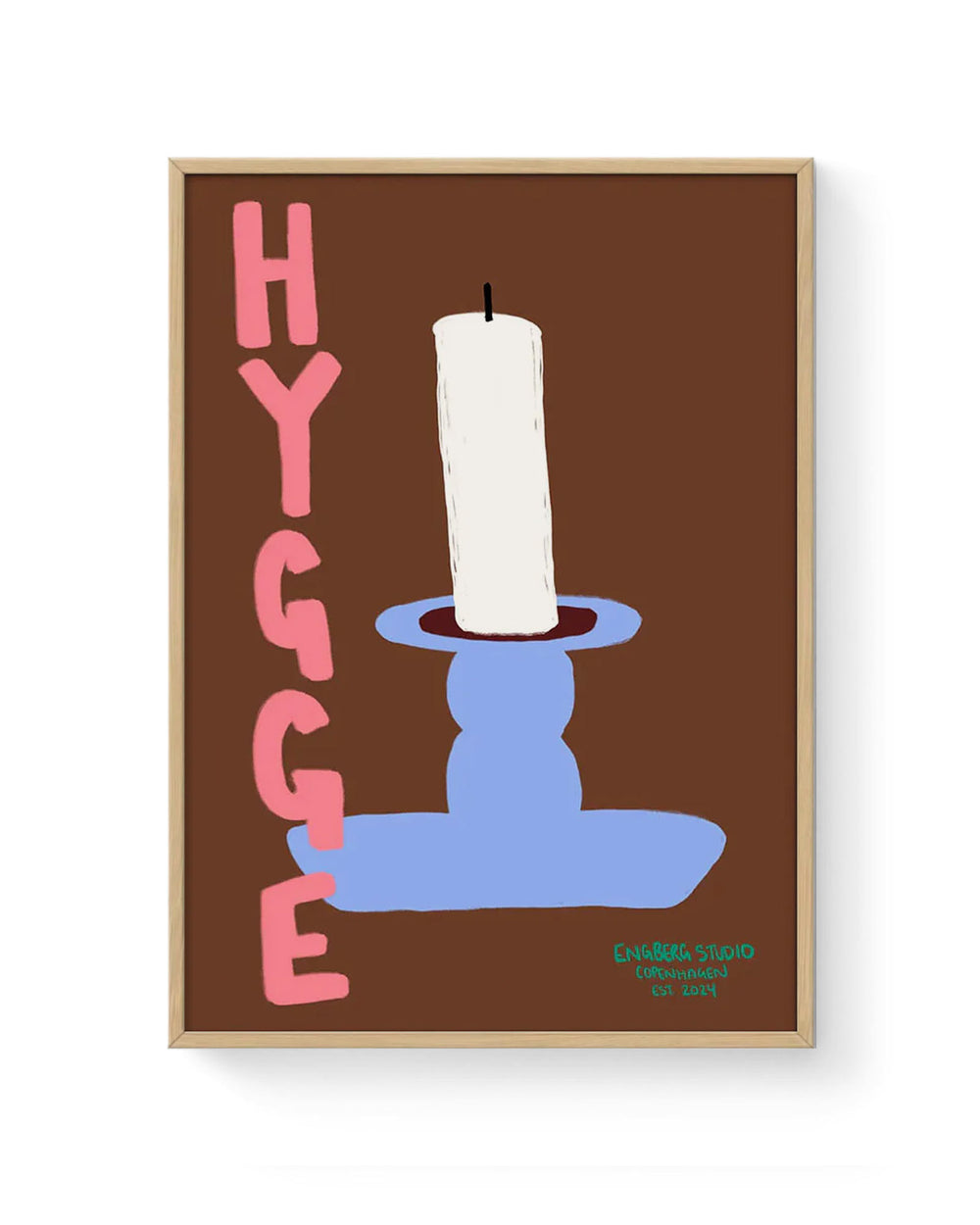Hygge Candle Poster (Din A3)