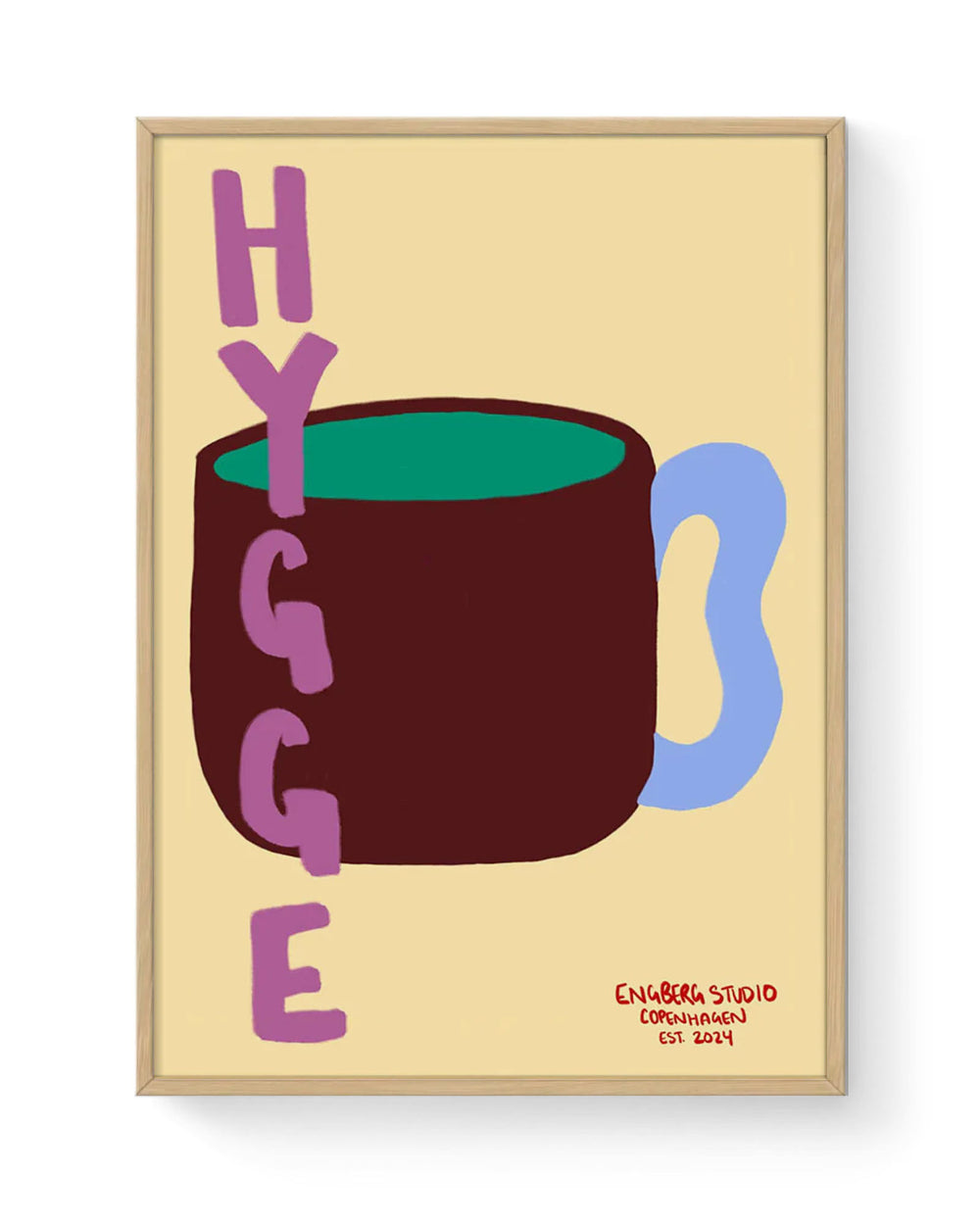 Hygge Coffee Cup Poster (50x70 cm)