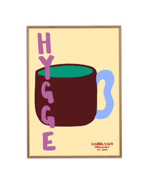 Hygge Coffee Cup Poster (Din A3)