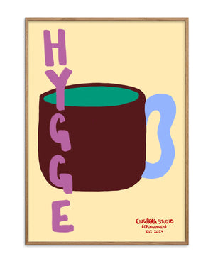 Hygge Coffee Cup Poster (50x70 cm)