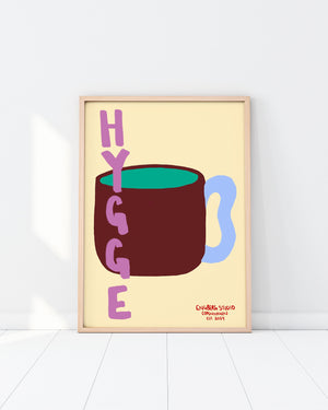 Hygge Coffee Cup Poster (50x70 cm)
