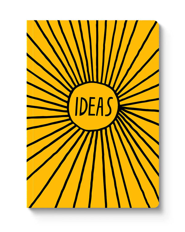 Radiating Ideas Paperback Notebook