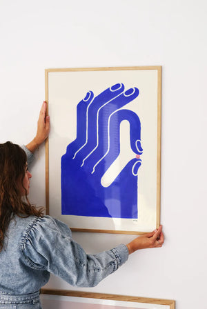 It's OK Blue Poster - Frederique Matti (70x100cm)