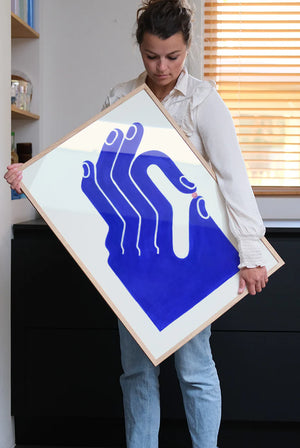 It's OK Blue Poster - Frederique Matti (70x100cm)