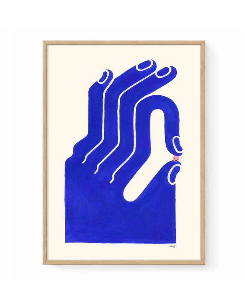 It's OK Blue Poster - Frederique Matti (30x40cm)