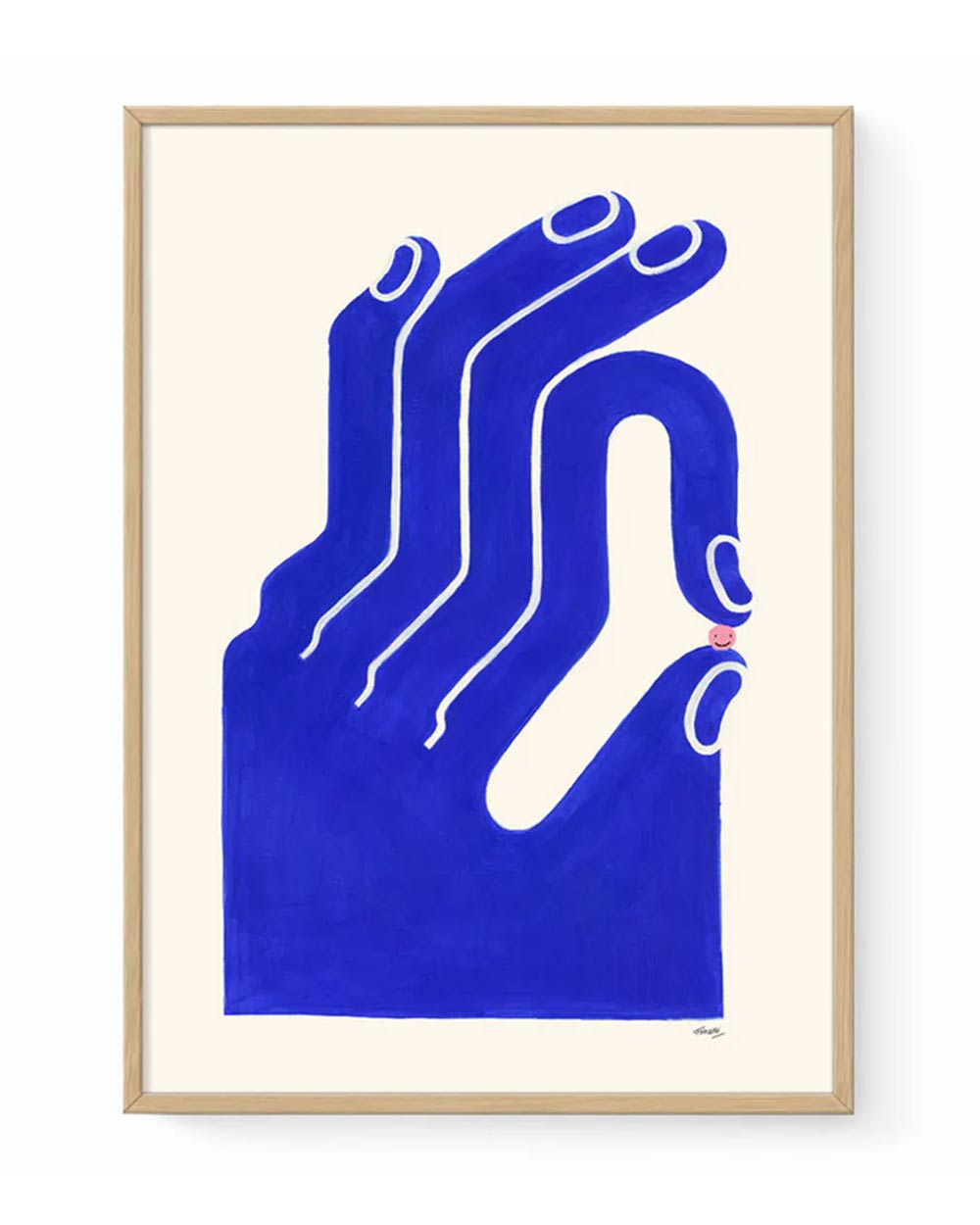 It's OK Blue Poster - Frederique Matti (70x100cm)