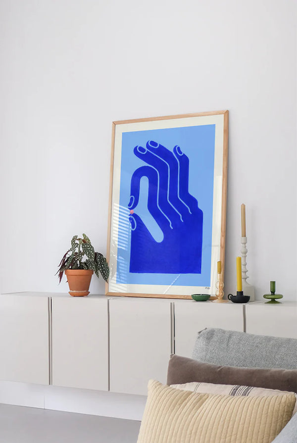 It will be OK Blue Poster - Frederique Matti (30x40cm)