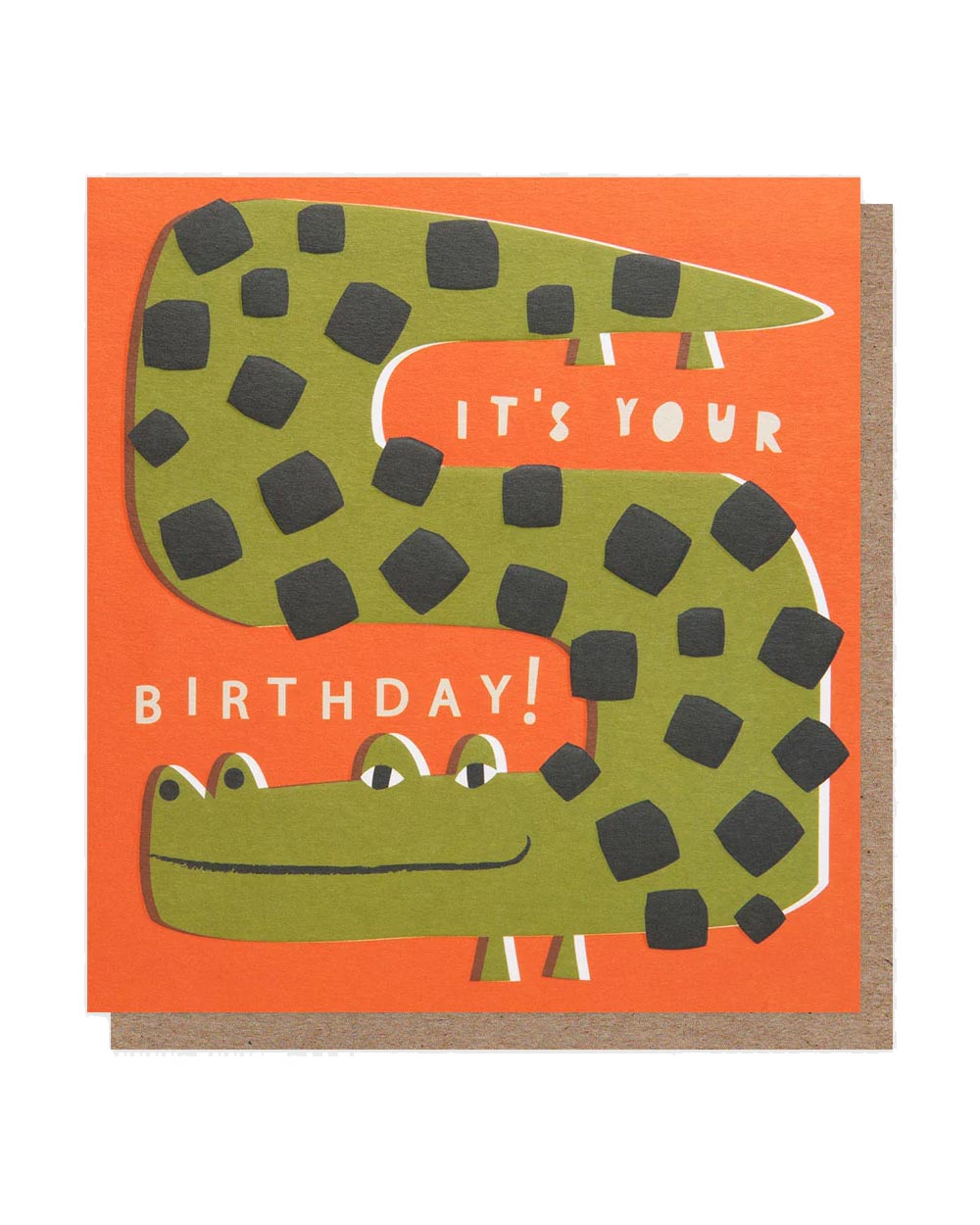 Crocodile It's Your Birthday Klappkarte