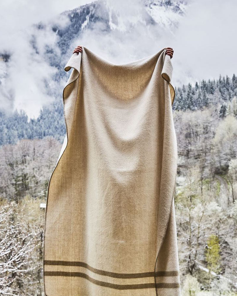 Wolldecke Ivar Beige