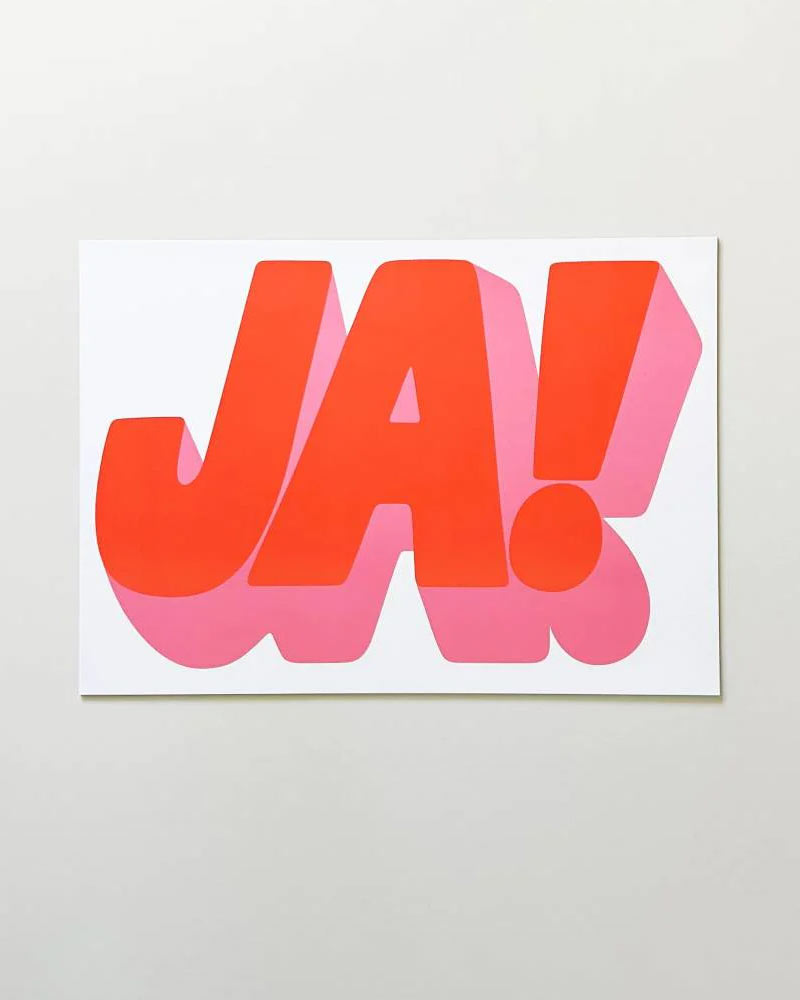 JA! Poster (50x70cm)