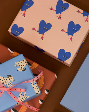 Geschenkpapierrolle Roller Heart 70x300cm
