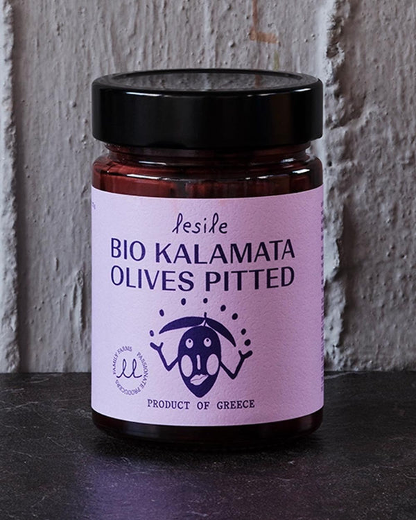 Lesile - BIO entsteinte Kalamata Oliven - 340/170g