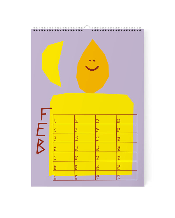 HAPPY NATURE Wandkalender 2027 (DINA5)