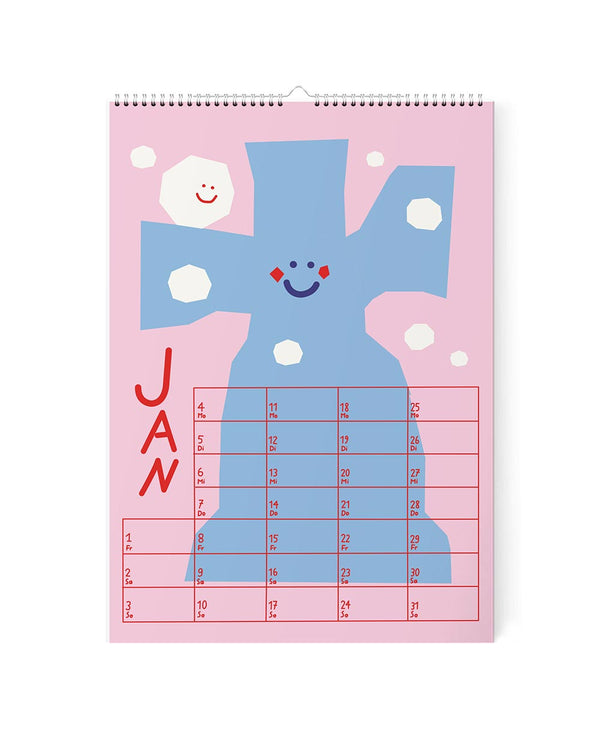 HAPPY NATURE Wandkalender 2027 (DINA5)