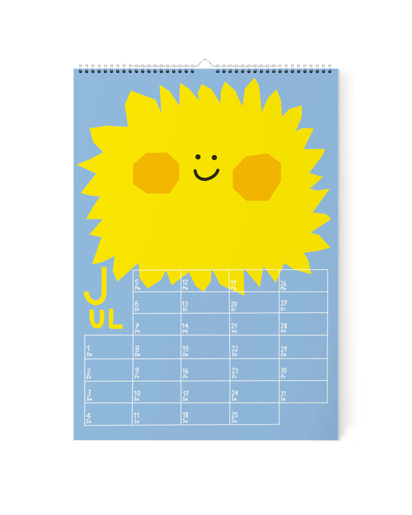 HAPPY NATURE Wandkalender 2027 (DINA5)