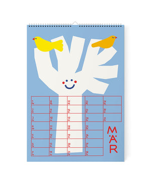 HAPPY NATURE Wandkalender 2027 (DINA5)