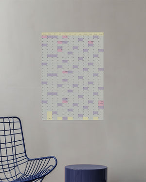 BASIC Wandkalender Lemon 2026