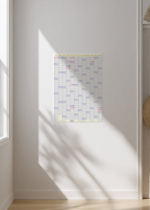 BASIC Wandkalender Lemon 2026