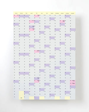 BASIC Wandkalender Lemon 2026