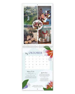 Immerwährender Blumenkalender "Blüten, die bleiben"