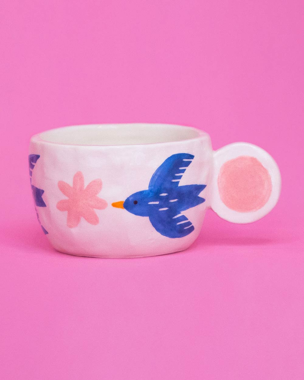 Birds Tasse - handbemalt von Ana Seixas