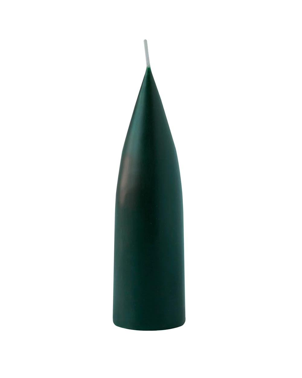 Cone-Shaped Candle Forest Green