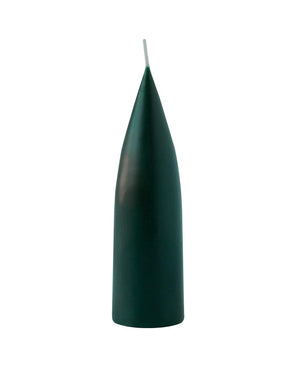 Cone-Shaped Candle Forest Green