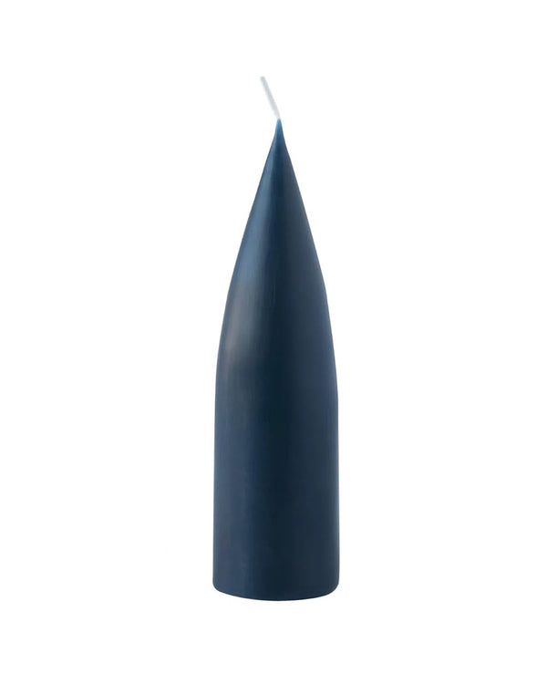 Cone-Shaped Candle Marine Blue