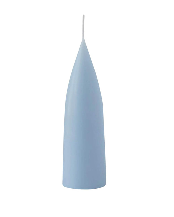 Cone-Shaped Candle Pastel Blue
