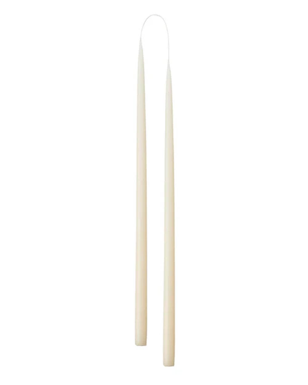 Slim Colored Candle Off White (2er-Set)