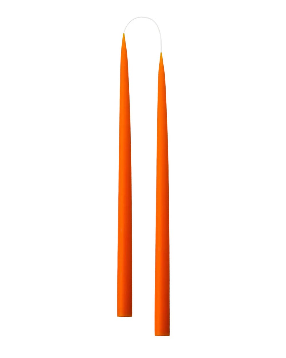 Hand Dipped Candle Orange H35cm (2er Set)