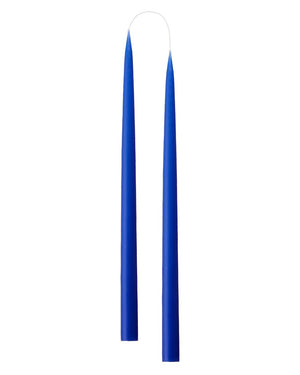 Hand Dipped Candle Cobalt Blue H35cm (2er Set)