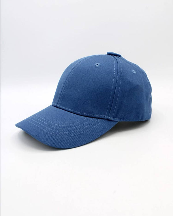 Kinder-Cap aus 100% Baumwolle Jeansblau