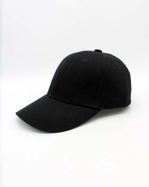 Kinder-Cap aus 100% Baumwolle Schwarz