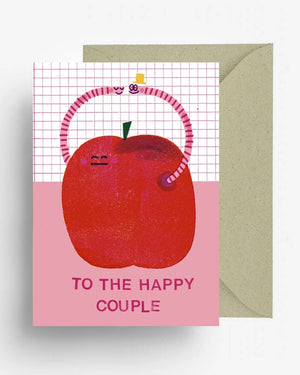 Kiss Greeting Klappkarte