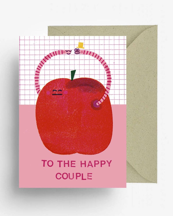 Kiss Greeting Klappkarte