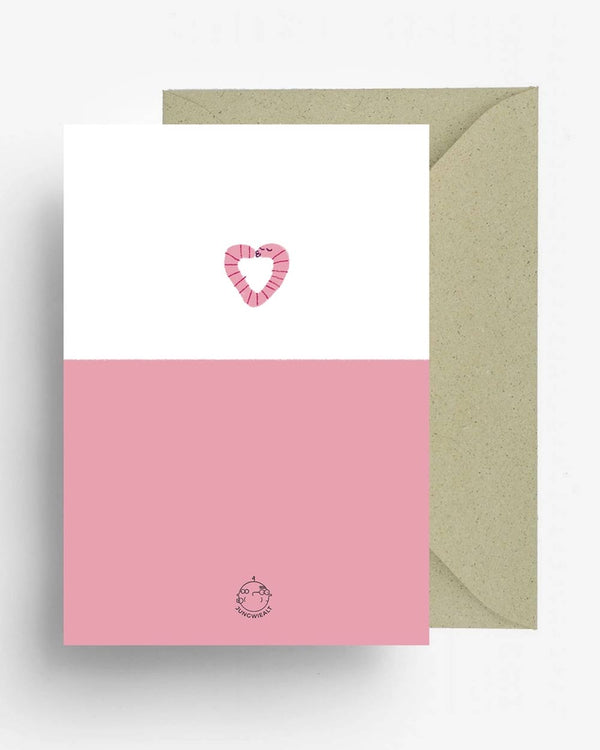 Kiss Greeting Klappkarte