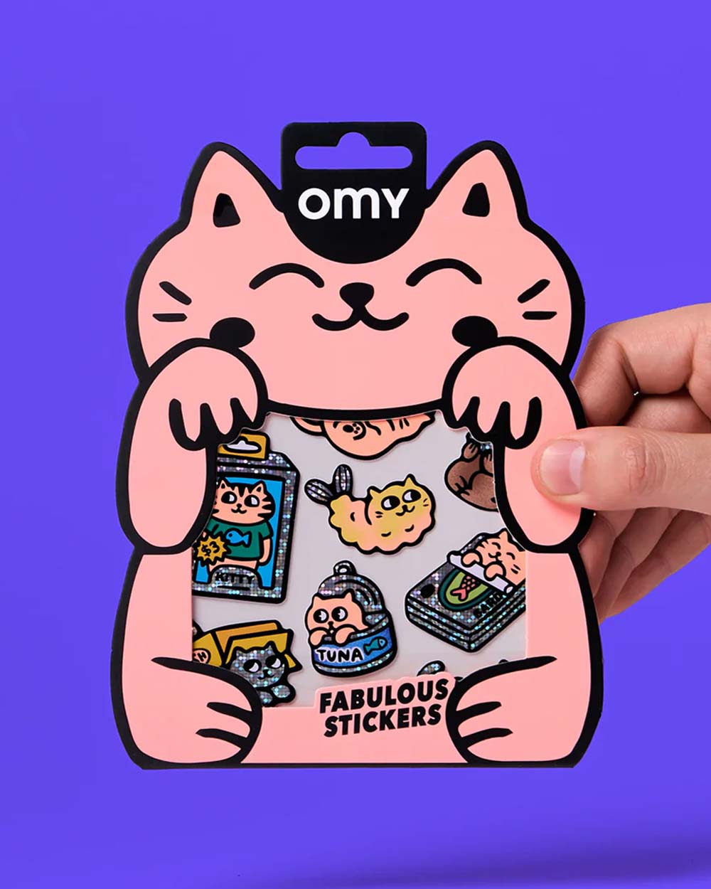 OMY Big Sticker Cats