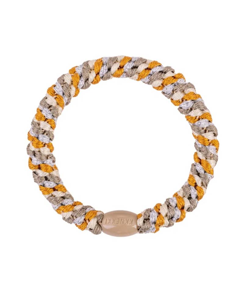 Kknekki Haargummi Mix Curry Camo Silver Glitter