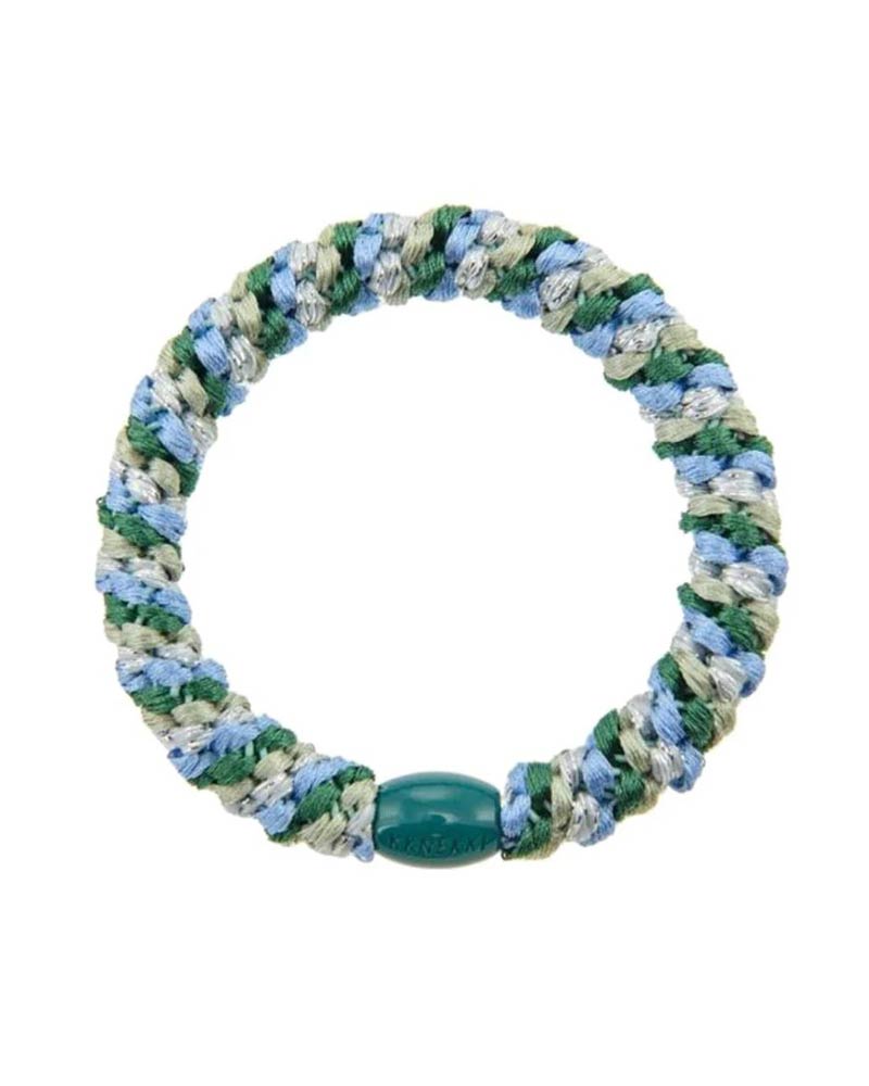 Kknekki Haargummi Mix Green Silver Glitter