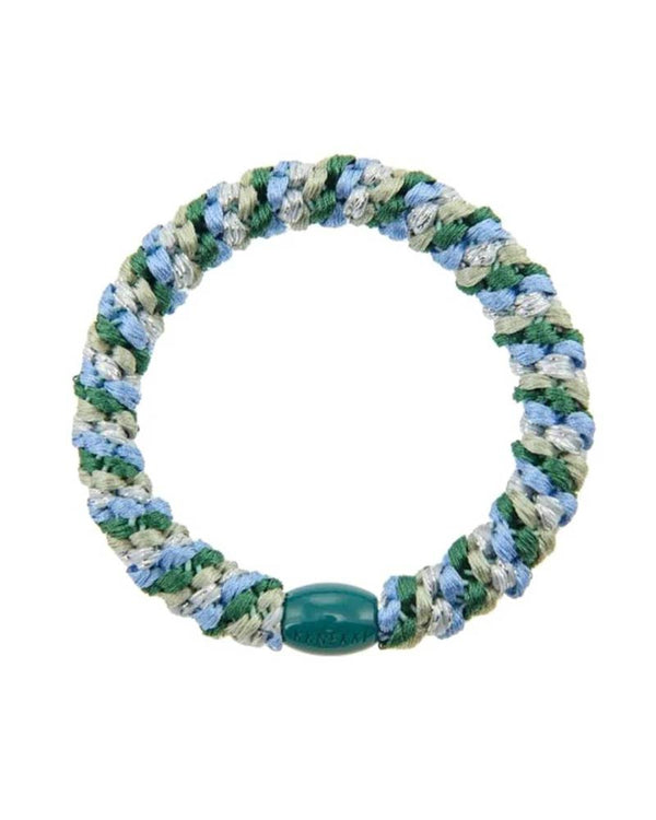 Kknekki Haargummi Mix Green Silver Glitter