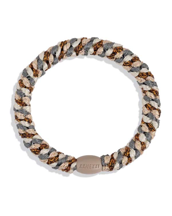 Kknekki Haargummi Mix Copper Grey Glitter