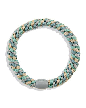 Kknekki Haargummi Mix Teal Gold Glitter