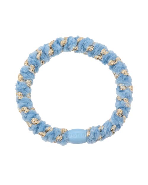 Kknekki Haargummi Velvet Stripe Light blue
