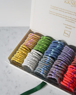 Kknekki Haargummi Dusty Peach Glitter