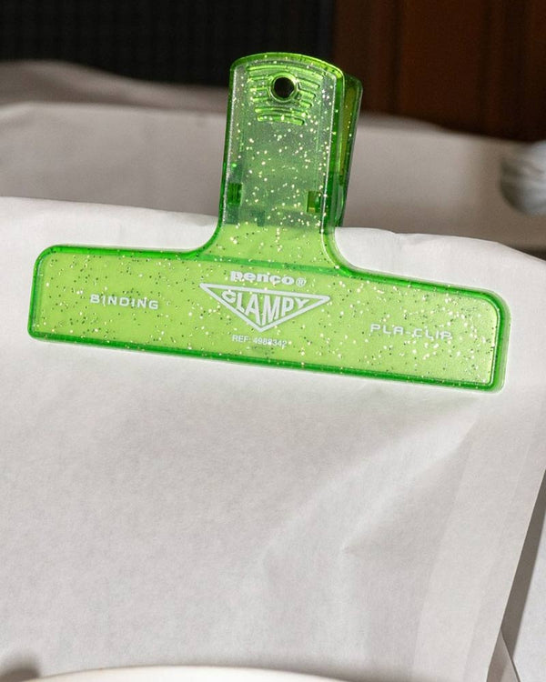 Penco Klammer Clampy PlaClip Glitter Light Green