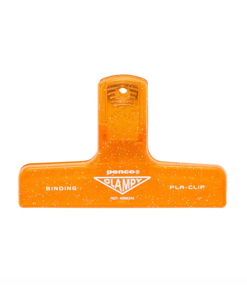 Penco Klammer Clampy PlaClip Glitter Orange