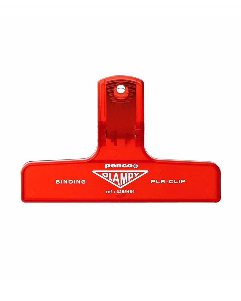 Penco Klammer Clampy PlaClip Clear Red