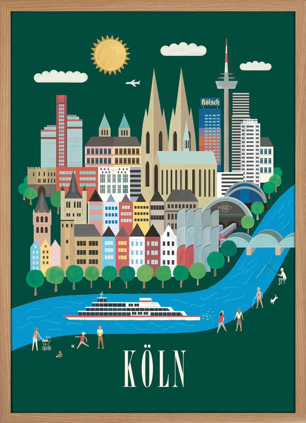 Köln Poster (50 x 70 cm)