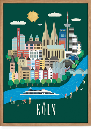 Köln Poster (50 x 70 cm)